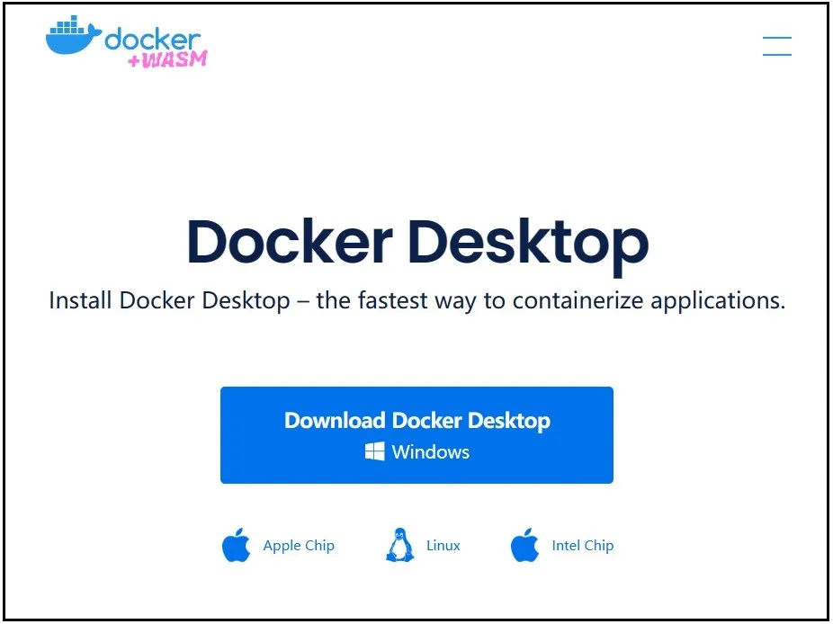 Docker Desktop页面